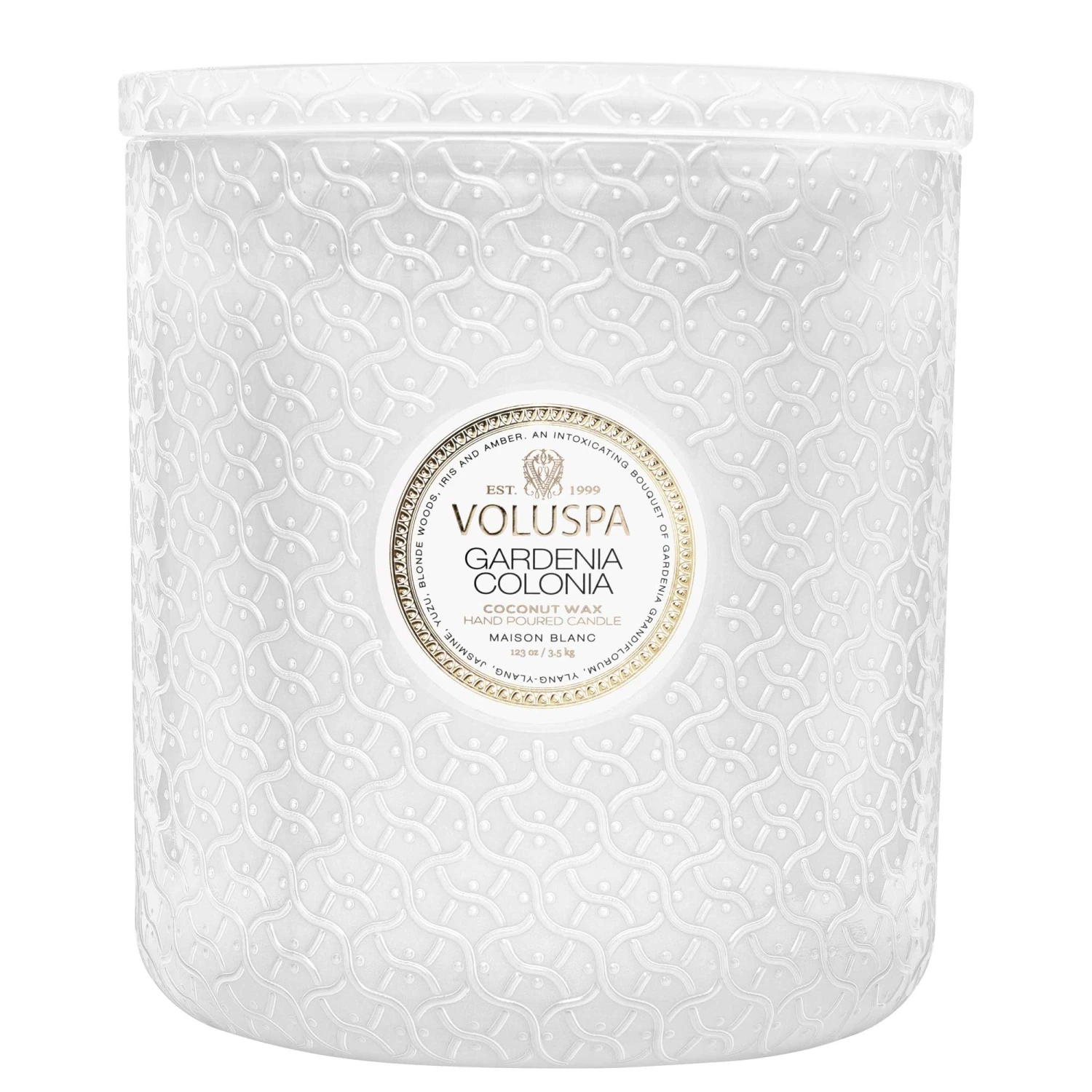 Voluspa Gardenia Colonia - 5 Wick Hearth Candle 3 Voluspa Gardenia Colonia - 5 Wick Hearth Candle