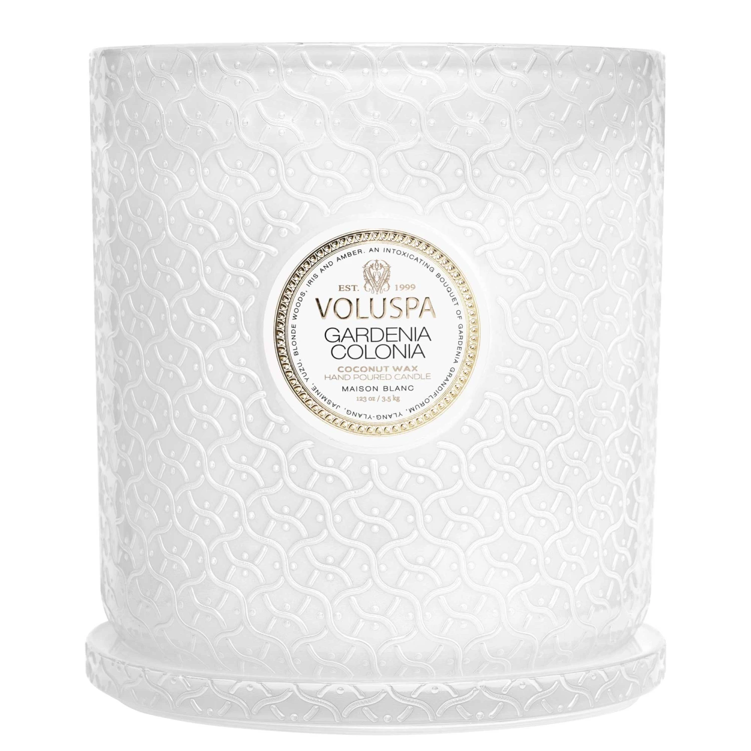 Voluspa Gardenia Colonia - 5 Wick Hearth Candle 5 Voluspa Gardenia Colonia - 5 Wick Hearth Candle - Image 3