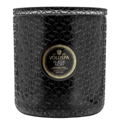Voluspa Suede Noir - 5 Wick Hearth Candle