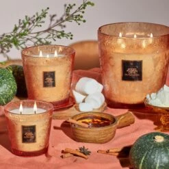 Voluspa Spiced Pumpkin Latte - 2 Wick Hearth Candle -Voluspa HO21 ING 73621 73821 72821 Web 1