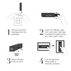 Voluspa Santiago Huckleberry - Travel Diffuser -Voluspa Japonica Travel Diffuser Instructions 01fef704 7494 475e bc5b 1502af67c105