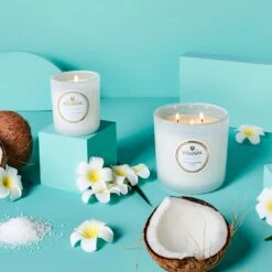 Voluspa Laguna - Luxe Candle -Voluspa LAGUNA Luxe Classic LIT Web