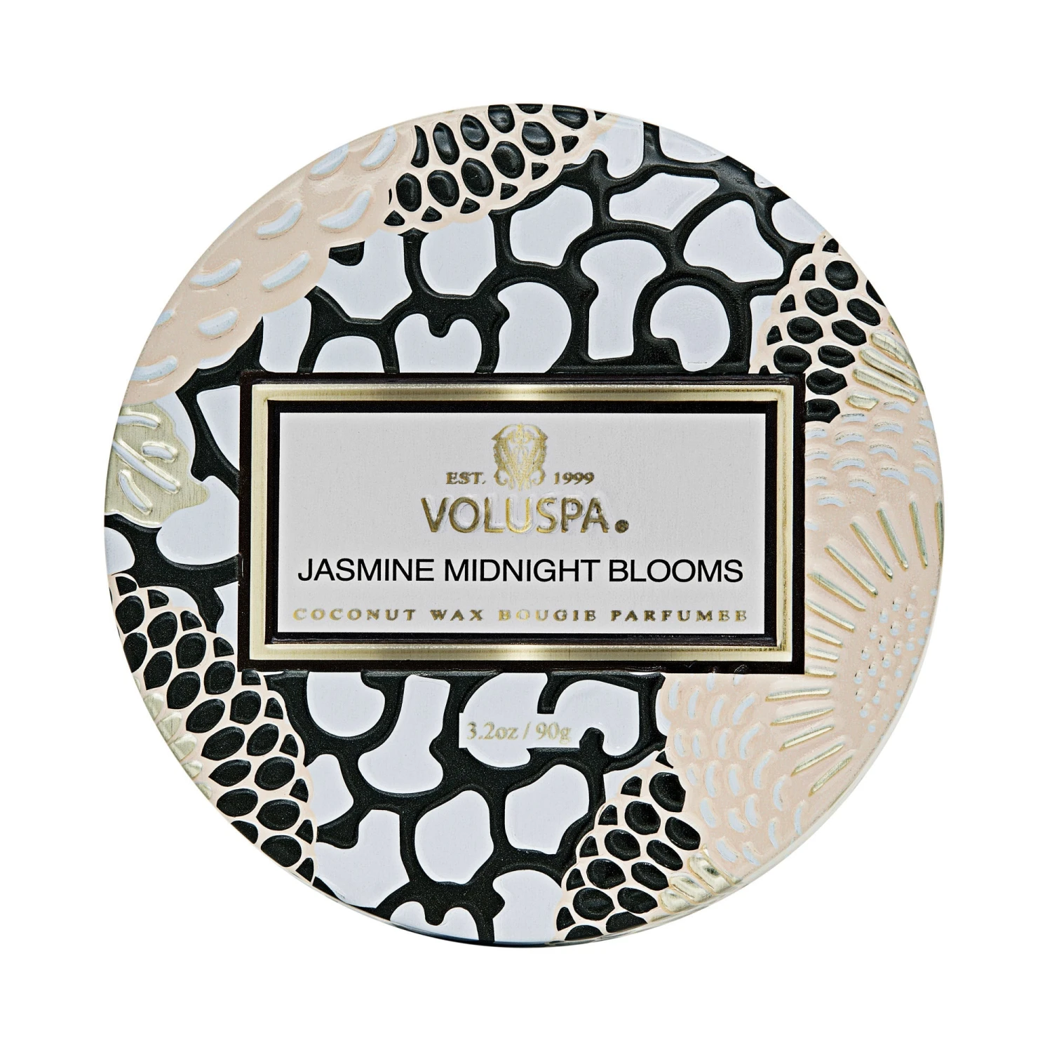 Voluspa Jasmine Midnight Blooms - Petite Jar Candle 5 Voluspa Jasmine Midnight Blooms - Petite Jar Candle - Image 3