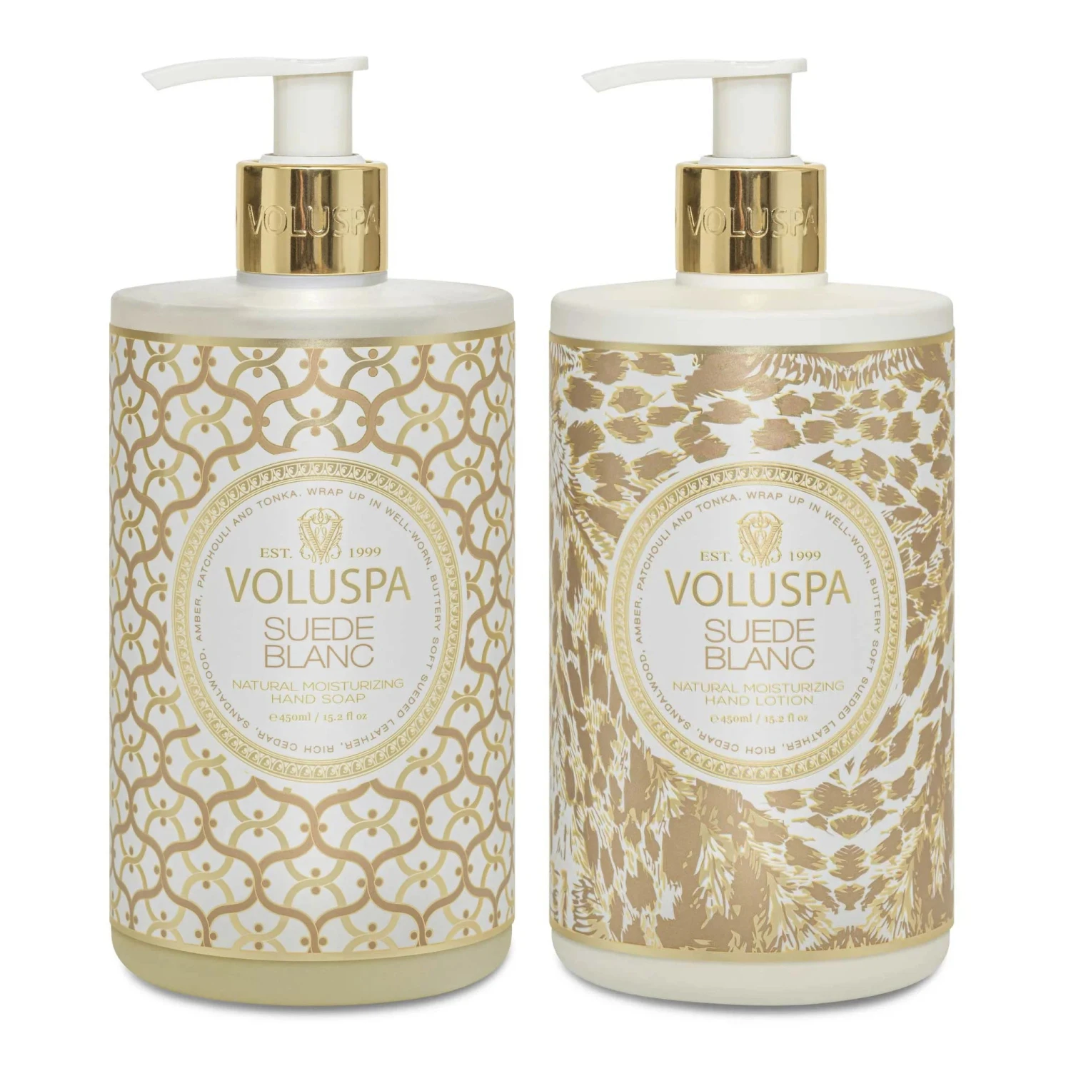 Voluspa Suede Blanc - Hand Soap & Lotion 3 Voluspa Suede Blanc - Hand Soap & Lotion