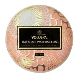 Voluspa Kalahari Watermelon - Mini Tin Candle -Voluspa SP22 PRopt 72127 2 WEB