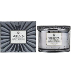 Voluspa Makassar Ebony & Peach - Corta Maison Candle