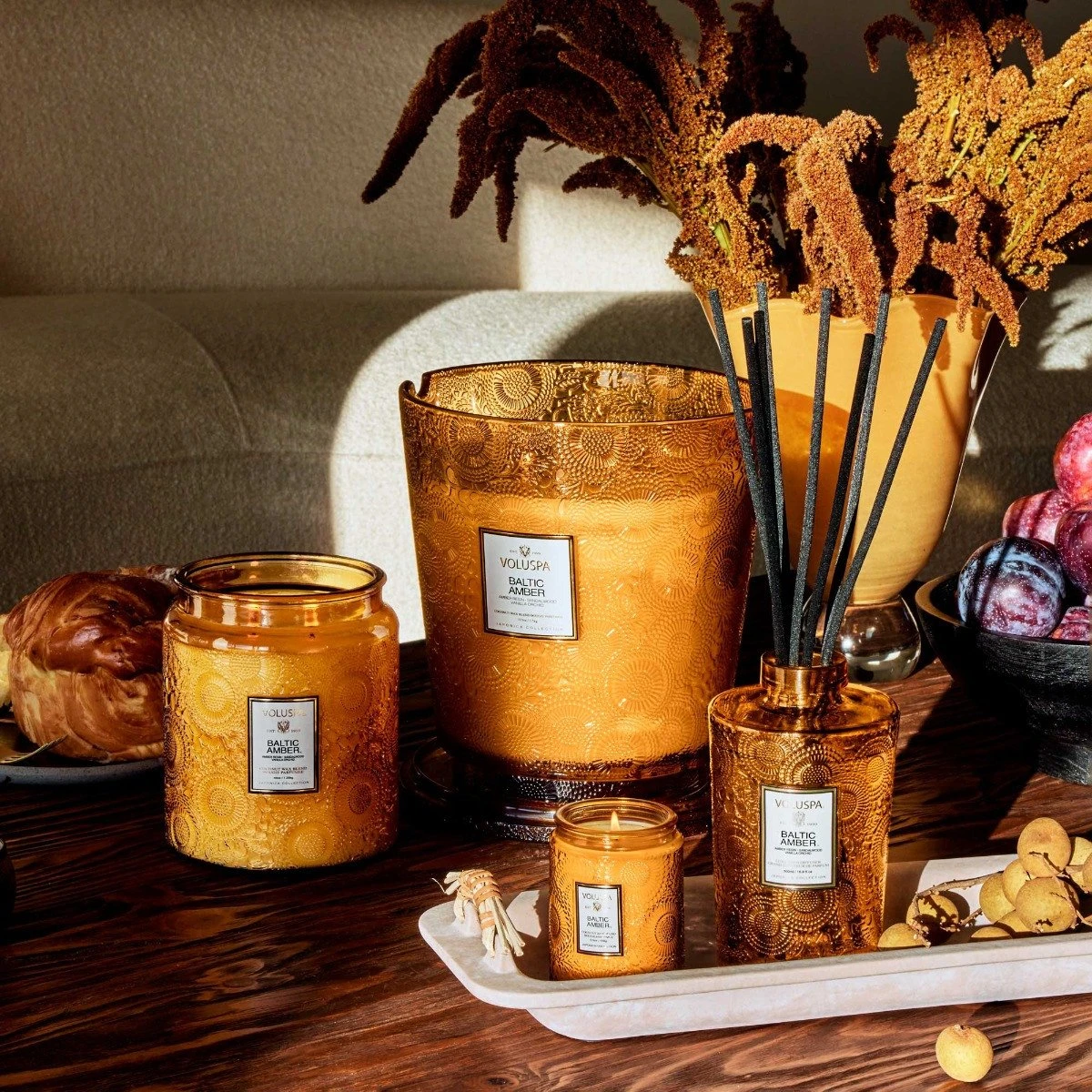 Voluspa - Baltic Amber Luxe Diffuser 6 Voluspa - Baltic Amber Luxe Diffuser - Image 4