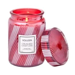 Voluspa - Crushed Candy Cane Candle