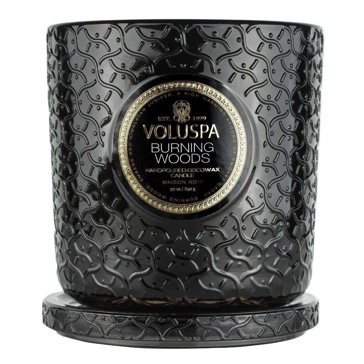 Voluspa - Burning Woods Luxe Candle 4 Voluspa - Burning Woods Luxe Candle - Image 2