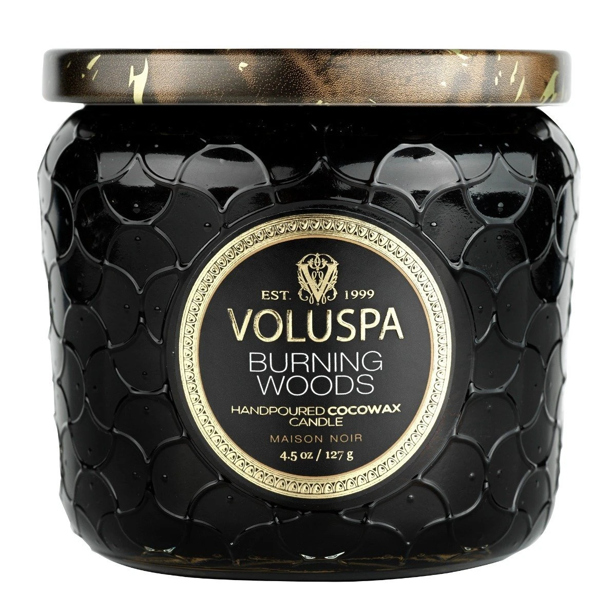 Voluspa - Burning Woods Petite Jar Candle 3 Voluspa - Burning Woods Petite Jar Candle