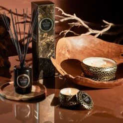 Voluspa - Burning Woods 3 Wick Tin Candle 12 Voluspa - Burning Woods 3 Wick Tin Candle -Voluspa fa21opt ing 8257 web