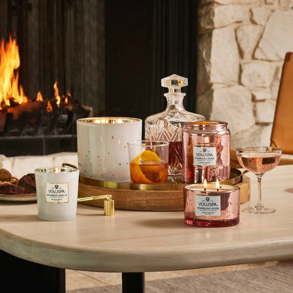 Voluspa - Sparkling Rose Classic Candle 8 Voluspa - Sparkling Rose Classic Candle - Image 6