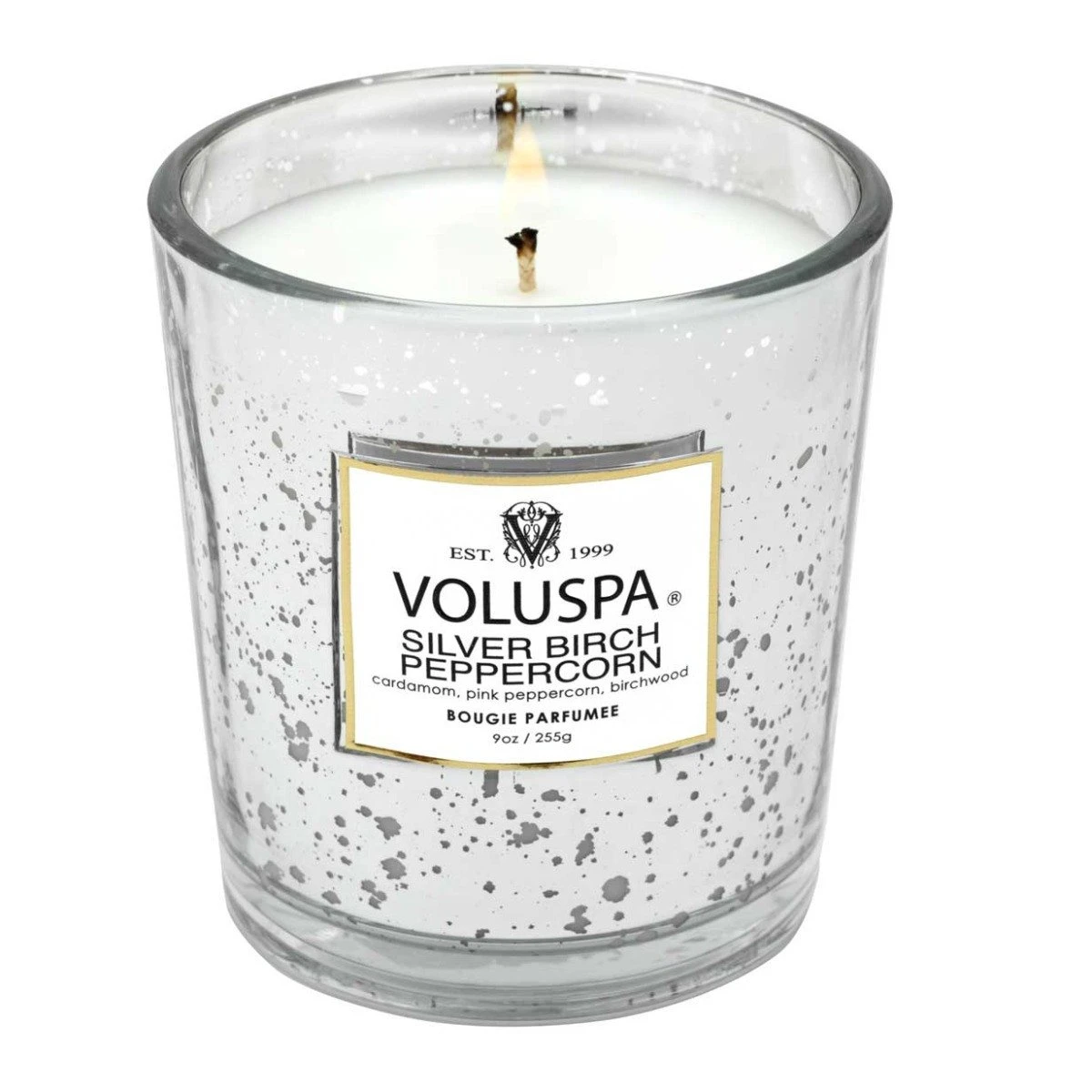 Voluspa - Silver Birch Peppercorn Classic Candle 4 Voluspa - Silver Birch Peppercorn Classic Candle - Image 2
