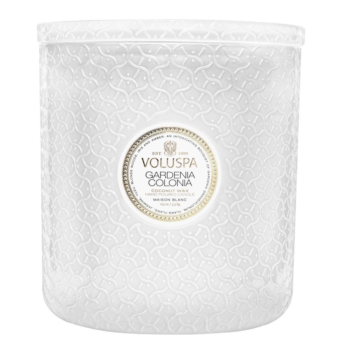 Voluspa - Gardenia Colonia 5 Wick Hearth Candle 3 Voluspa - Gardenia Colonia 5 Wick Hearth Candle