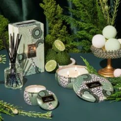 Voluspa - White Cypress Travel Tin Candle -Voluspa ho21 ing 72519 72119 72219 web 1