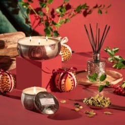 Voluspa - Gilt Pomander & Hinoki Diffuser -Voluspa ho21 ing 73216 72116 72516 web 2