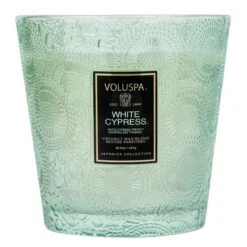 Voluspa - White Cypress 2 Wick Hearth Candle 10 Voluspa - White Cypress 2 Wick Hearth Candle -Voluspa ho21 propt 73619 003
