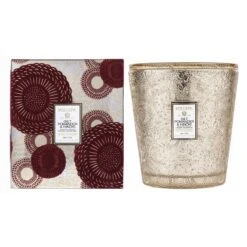 Voluspa - Gilt Pomander & Hinoki 3 Wick Hearth Candle