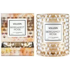 Voluspa Bergamot Rose - Cloche Candle