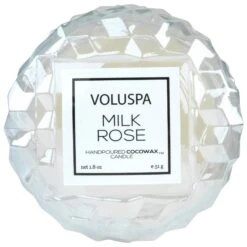 Voluspa Milk Rose - Macaron Candle