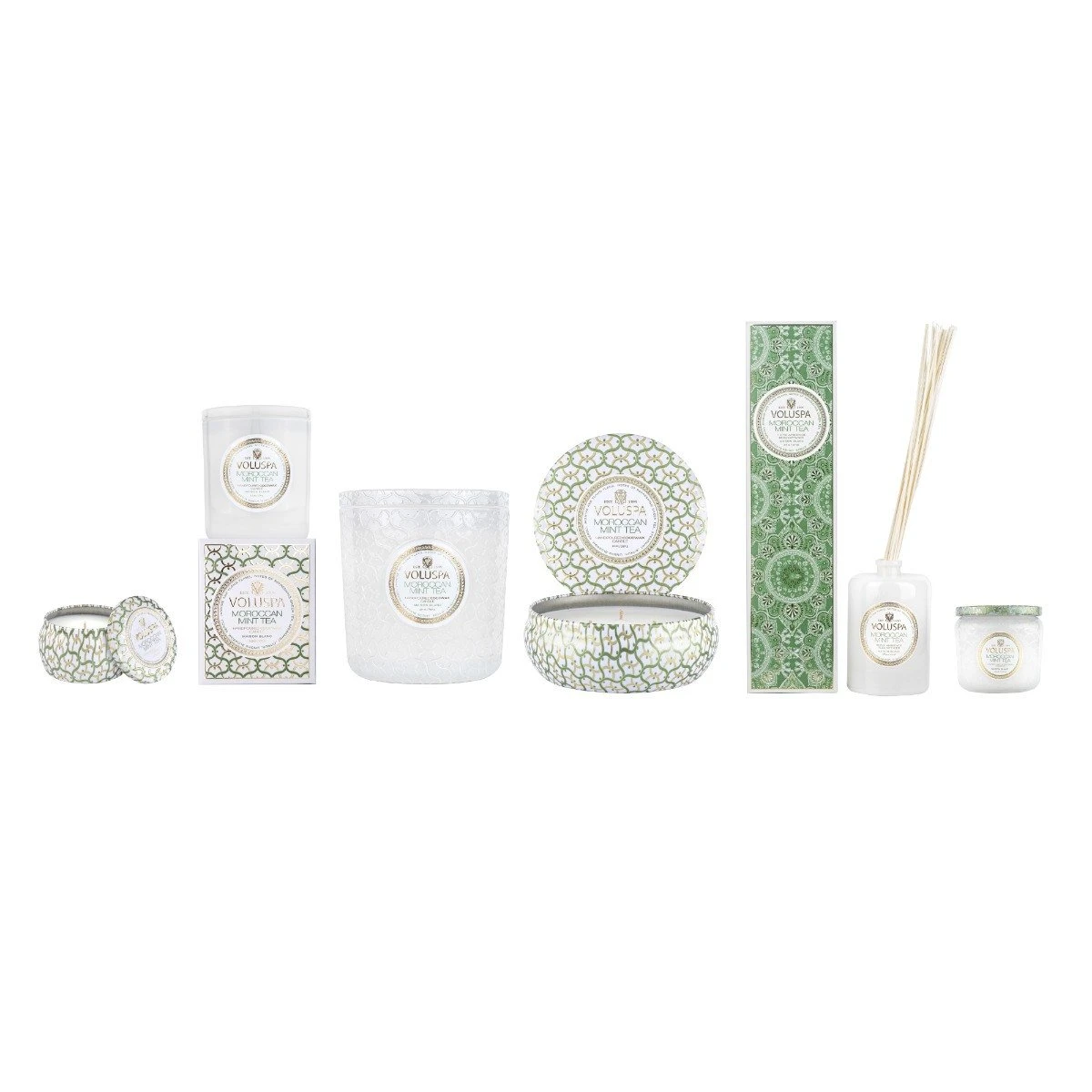 Voluspa - Moroccan Mint Tea 3 Wick Tin Candle 7 Voluspa - Moroccan Mint Tea 3 Wick Tin Candle - Image 5