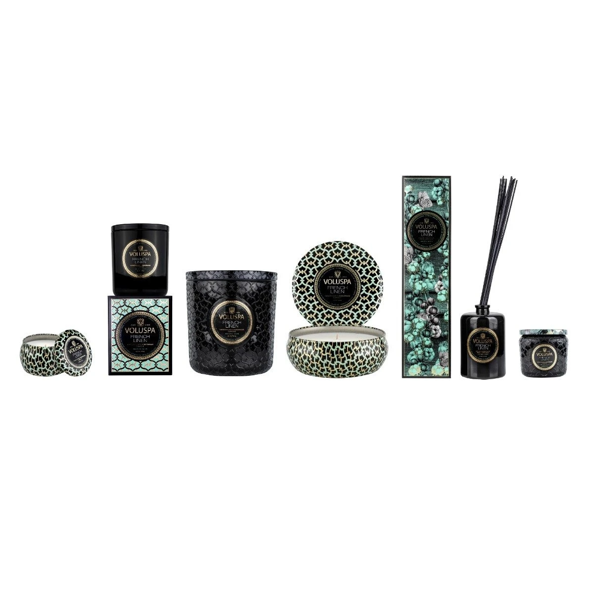 Voluspa - French Linen Petite Jar Candle 6 Voluspa - French Linen Petite Jar Candle - Image 4