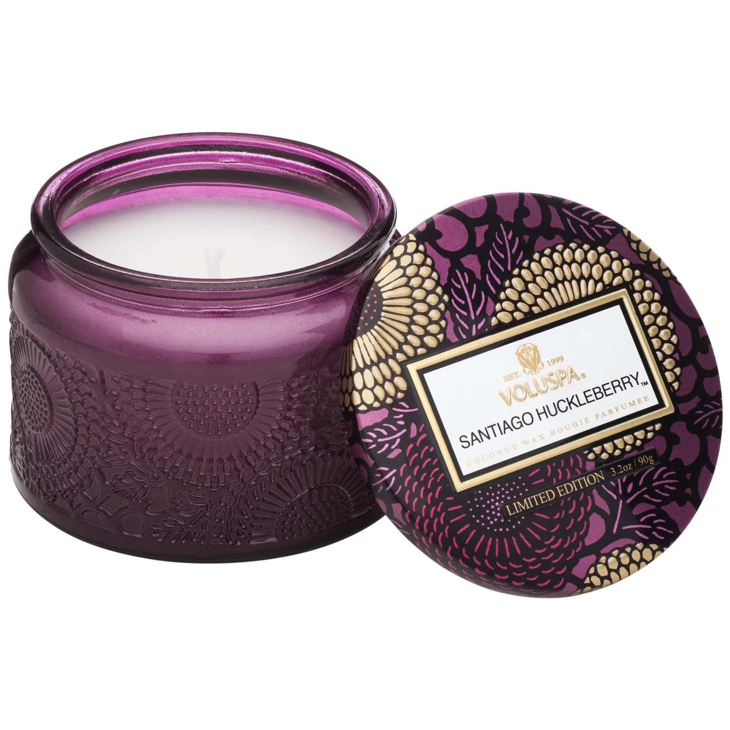 Voluspa Santiago Huckleberry - Petite Jar Candle 5 Voluspa Santiago Huckleberry - Petite Jar Candle - Image 3