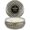 Voluspa - Ambre Lumiere 3 Wick Tin Candle