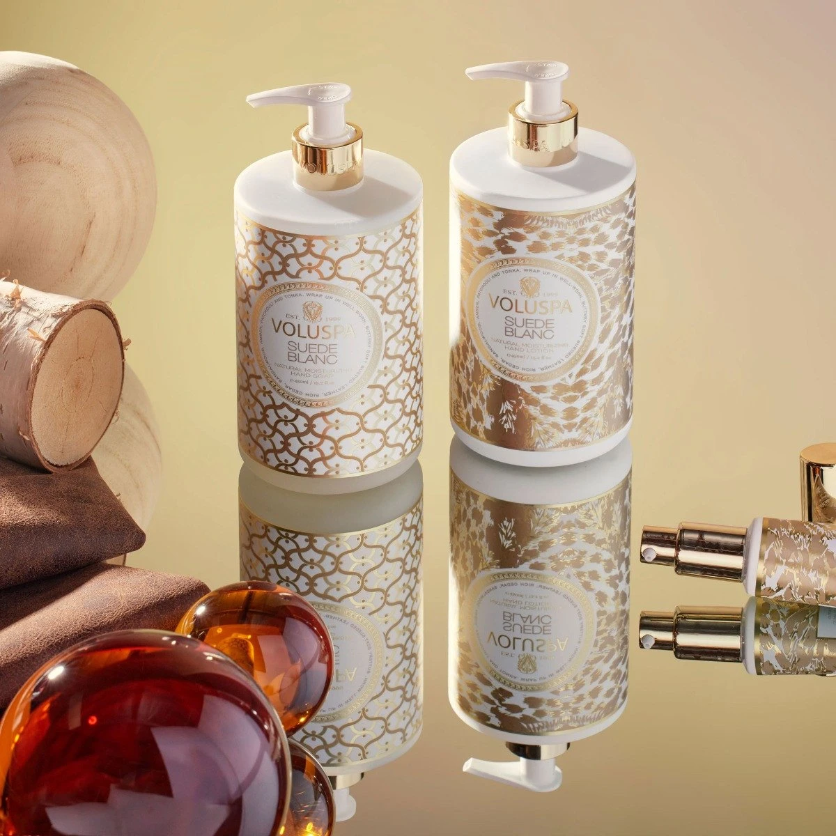 Voluspa - Suede Blanc Hand Soap 4 Voluspa - Suede Blanc Hand Soap - Image 2