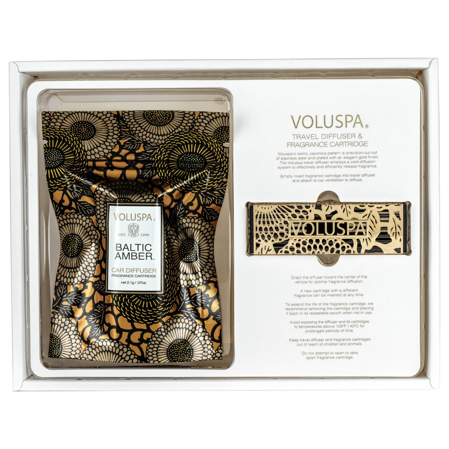 Voluspa Baltic Amber - Travel Diffuser 5 Voluspa Baltic Amber - Travel Diffuser - Image 3