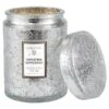 Voluspa - Yashioka Gardenia Embossed Small Glass Candle -Voluspa yashsmglsjar
